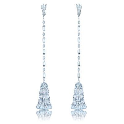 Earring Tassel Baguette KoJewelry 5037