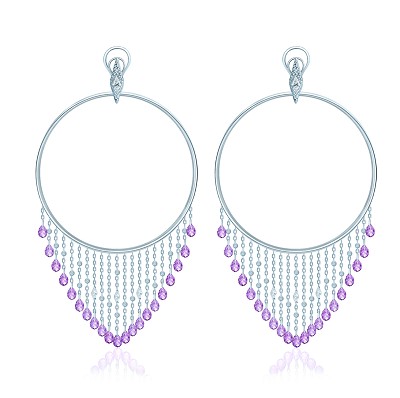 Hoops violet KoJewelry 40605