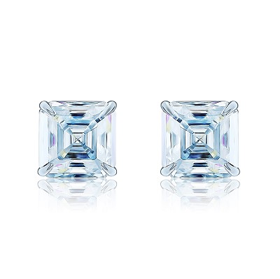 Studs Asscher silver 925 KOJEWELRY 50300