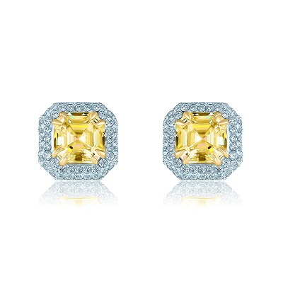 Gold 18K stud earrings KOJEWELRY 5303