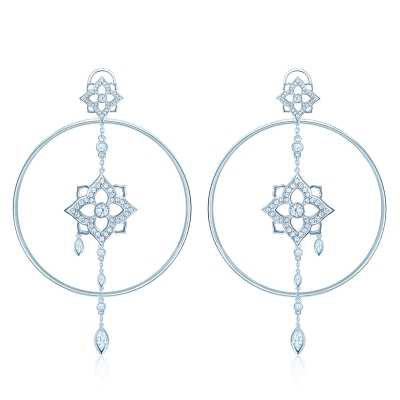 Earrings Hoops HYDRANGEA KOJEWELRY 61000