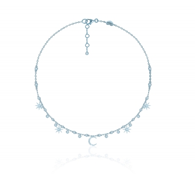 Necklace Star&Moon silver 925 KOJEWELRY 62500