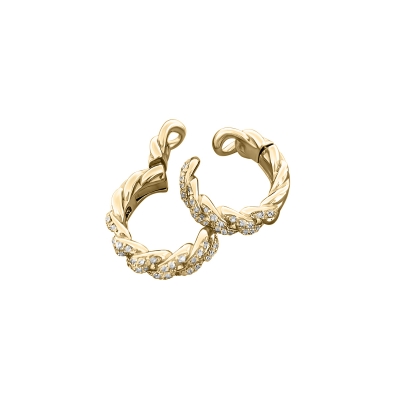 Ear-cuffs PAVE SHAINS silver 925  KOJEWELRY 21810Y