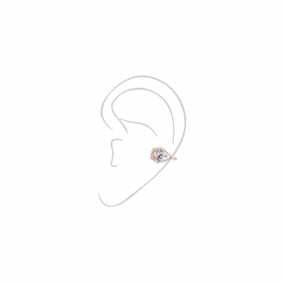 Ear-Cuffs Moi et Toi Pentagon silver 925 KOJEWELRY  70320R