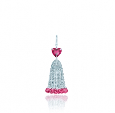 Tassel pendant HEART by KOJEWELRY. Silver 925, 30906