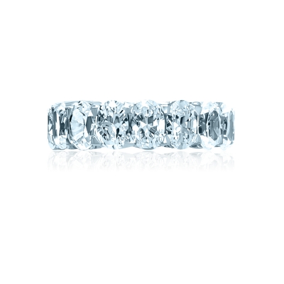 Ring Eternity oval cut. Silver 925, CZ. KOJEWELRY  610133