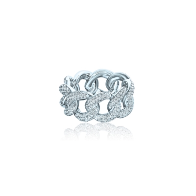 Ring PAVE CHAINS silver 925 KOJEWELRY 610144