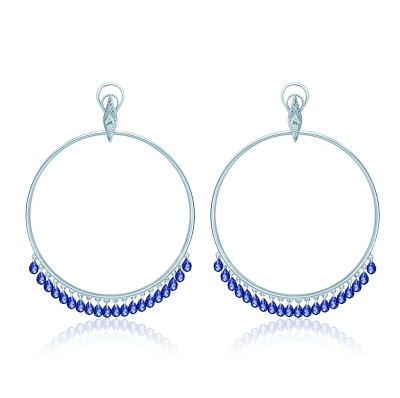 Earrings Hoops  silver 925 KOJEWELRY  610167