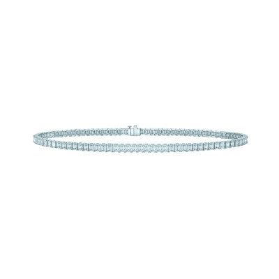 Choker Tennis BAGUETTE silver 925 KOJEWELRY 610216