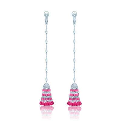 Earrings Luxury Tassel silver 925 KOJEWELRY  610227