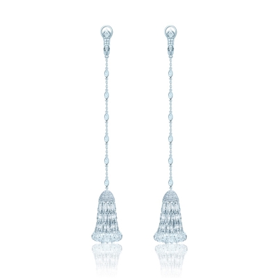 Earrings LUXURY  Tassel silver 925 KOJEWELRY  610237