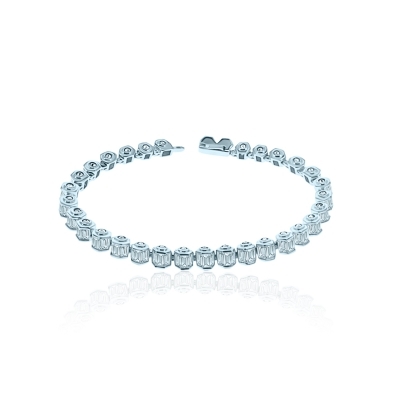 Bracelet HEXAGON PRIZM silver 925 KOJEWELRY 610339