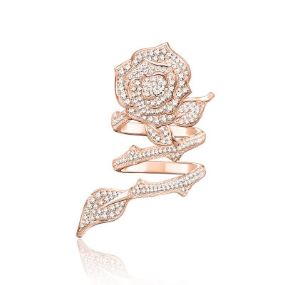 Ring WILD ROSES silver 925 KOJEWELRY 610389