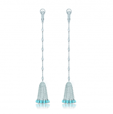 Earrings with tassel OCEAN DREAM silver 925 KOJEWELRY 610364225