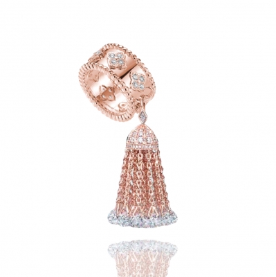 Ring with tassel HYDRANGEA 2.0 Silver 925. KOJEWELRY 610565