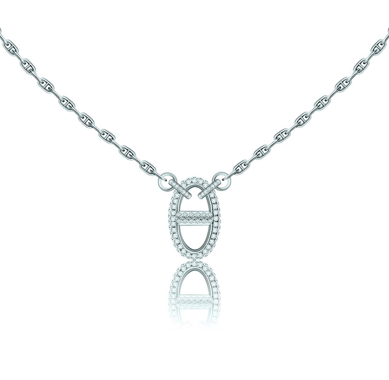 Necklace MYSTERY LINKS silver 925 KOJEWELRY 610494